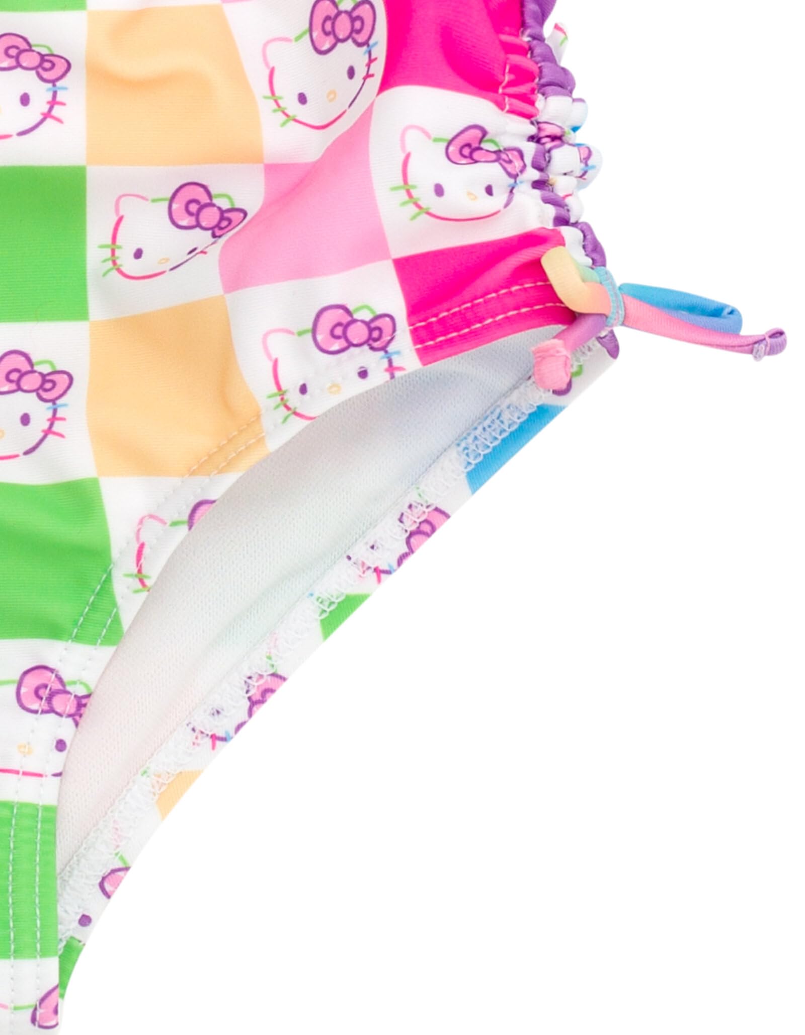 Hello Kitty Rainbow Girls UPF 50+ - Costume intero da bambina a grande bambino, taglie 4-14-16