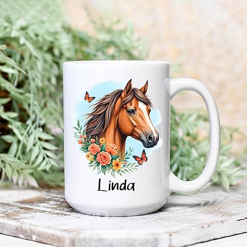 Miniatura 26 de Taza de café personalizada de mariposa para niños, mujeres, tazas personalizadas de animales, taza con nombre personalizado para cumpleaños, Taza