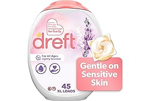 Dreft Baby Detergent HE Lavender Scent 45 Count