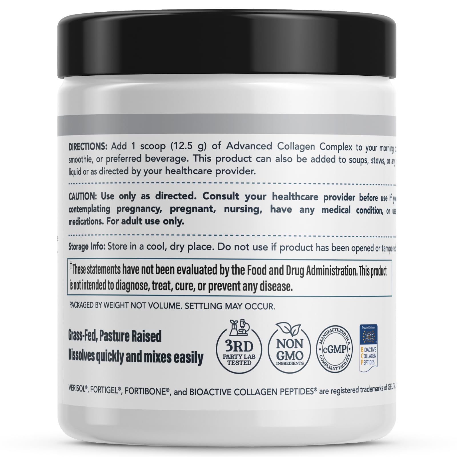 Advanced Collagen Complex with VERISOL®, FORTIBONE® & FORTIGEL, 30 Servings — Amazon image 10