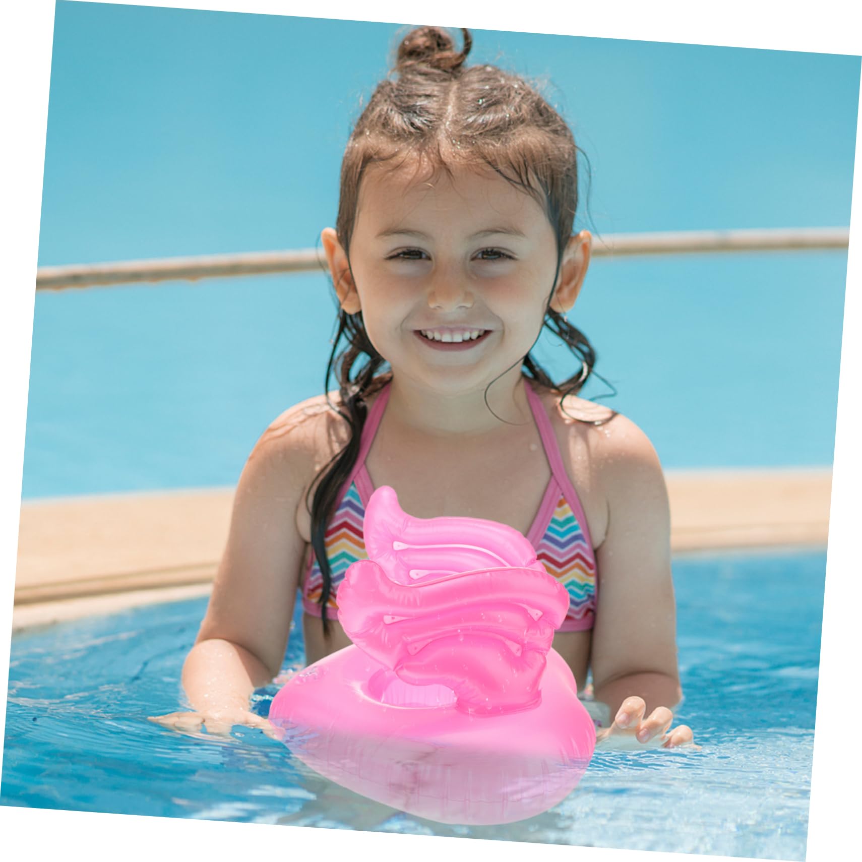 NAMOARLY Summer Pool Party Toys 4 Pack Inflatable Drink Floats Cup Holder Reusable Pool Inflatables for Boys and Girls