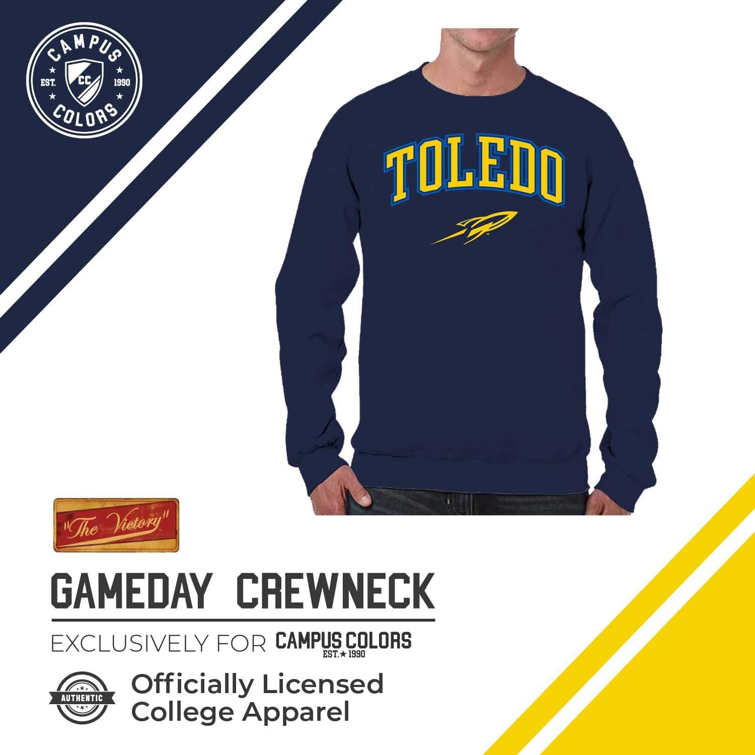 Campus Colors Adult Arch & Logo Gameday Crewneck Sweatshirt : Clothing, Shoes & Jewelry