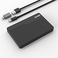 PILCNLA Ultra Slim 500GB Portable External Hard Drive USB 3.0 HDD for PS5, Xbox, PC, MacBook - Plug & Play Backup Storage