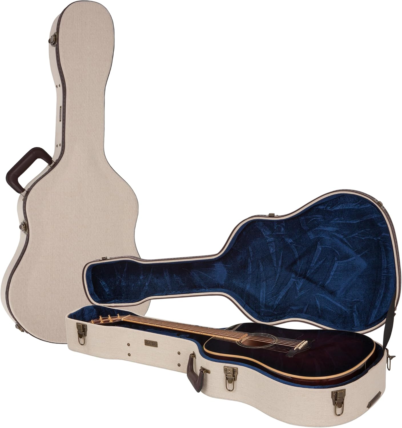 Gator Cases Journeyman Series Deluxe Wood Case for Resonator Style Acoustic Guitars