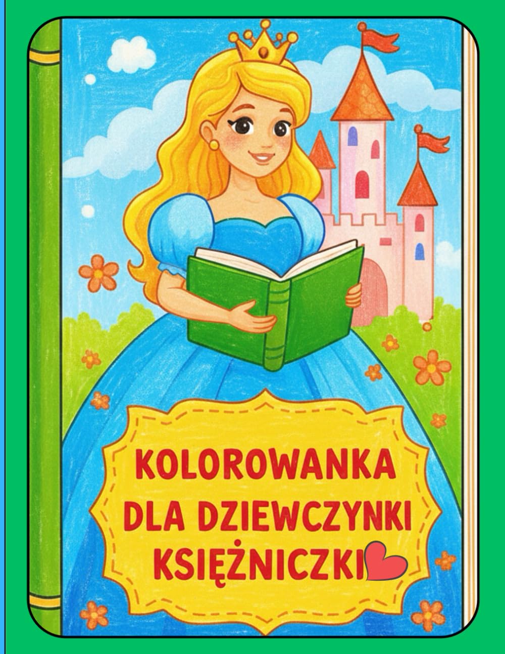 Kolorowanka dla Dziewczynek, Księżniczki. Bajkowy Świat Magicznych Opowieści: Urocze Strony do Kolorowania dla Małych Artystek. Idealne dla Dzieci. ... Suknie, Zamki, Jednorożce, i Wiele Innych