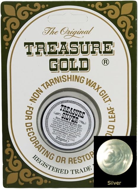 Treasure Gold Metallic Gilding Wax 25g - Silver