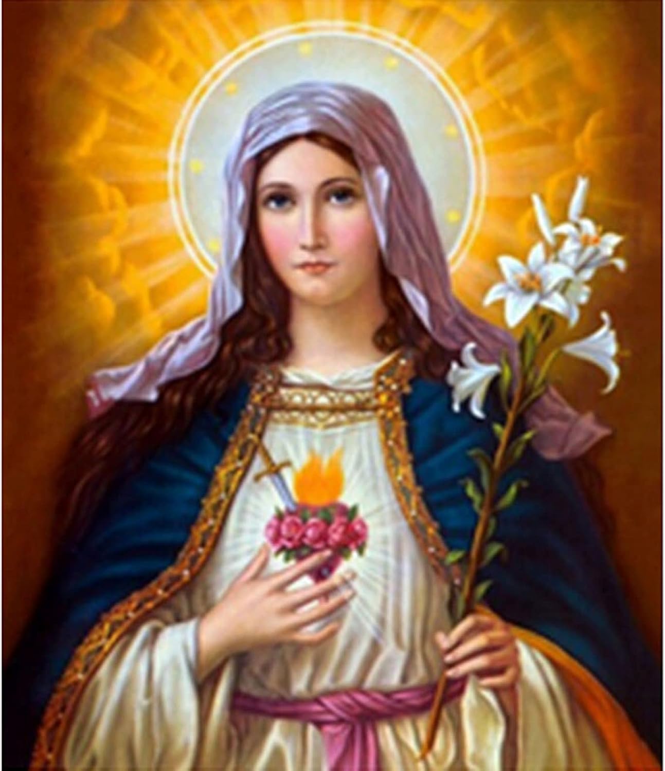 2000 Piece Virgin Mary Jigsaw Puzzle Juego Spain Ubuy