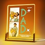 Aephyrune Custom Photo Frame or Plaque for Dad – Personalized Father’s Day or Birthday Gift from Kids, Daughter, or Son | Unique Gift for Him with Favorite Photos (Style1)