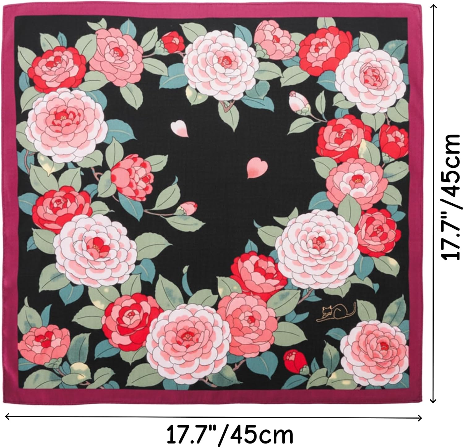 Goaste 16 Pack Cotton Handkerchiefs for Women, 17.7 Inch Women Hankies with Vintage Floral Print, Soft Pure Cotton Ladies Hankies, Multi-color Pocket Square Towel for Gifting, Weddings, Tea Party image 2