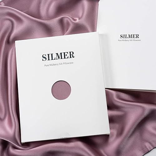 Vista 13 de Silmer Funda de almohada 100% seda de morera para cabello y piel, ambos lados 22 Momme 800 hilos funda de almohada con cremallera oculta, ultrasuave