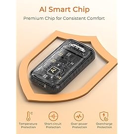 Electric Hand Warmers Rechargeable 1 Pack, Rechargeable Hand Warmer, 16 Hrs Portable Hand Warmer for Outdoor Camping Hunting Golf Accessories, Gifts for Women Men