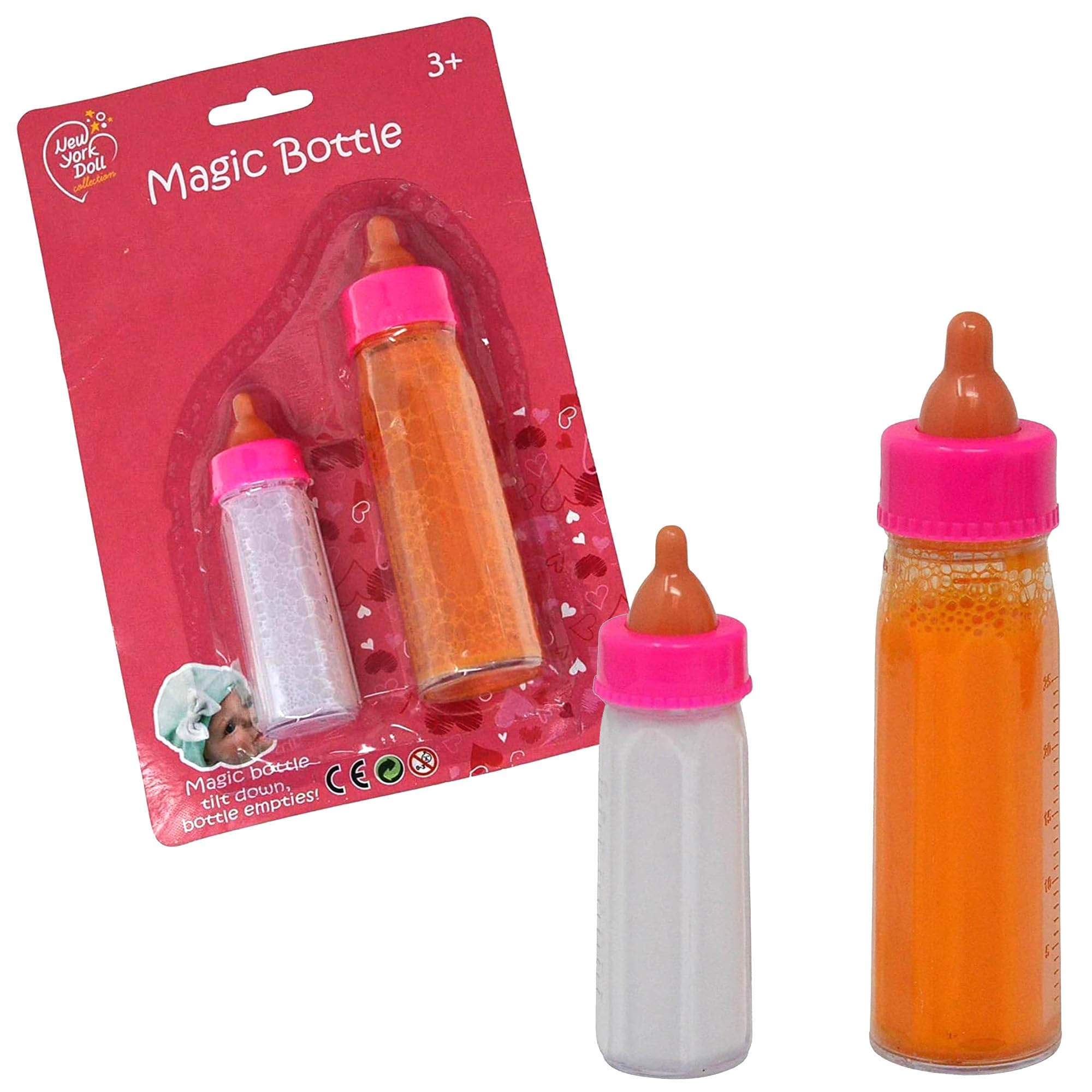 The New York Doll CollectionBaby Doll Accessories, Doll Magic Bottles & Doll Feeding Set