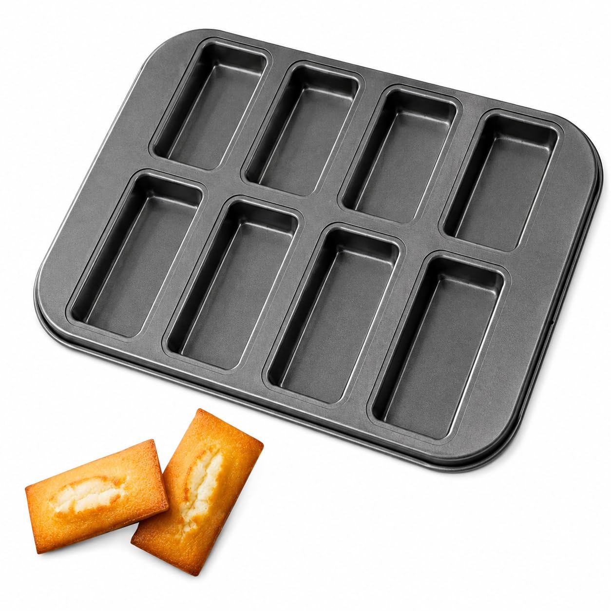 Amazon | Gosinnmei フィナンシェ型 8個取り 焼き菓子型 フィナンシェ