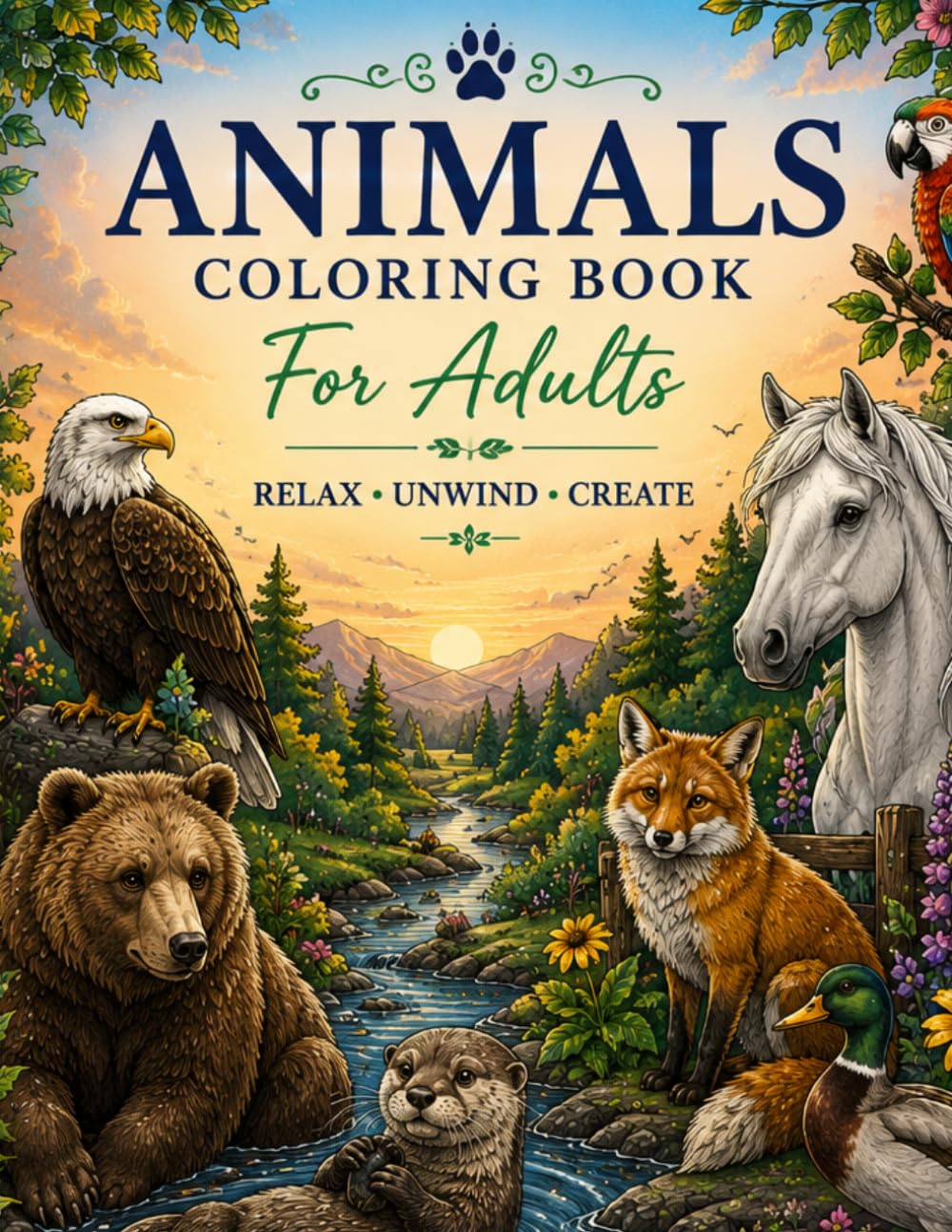 Mandala animal 60 pages: Discover the beauty of animals in Mandalas : relaxation and coloring.