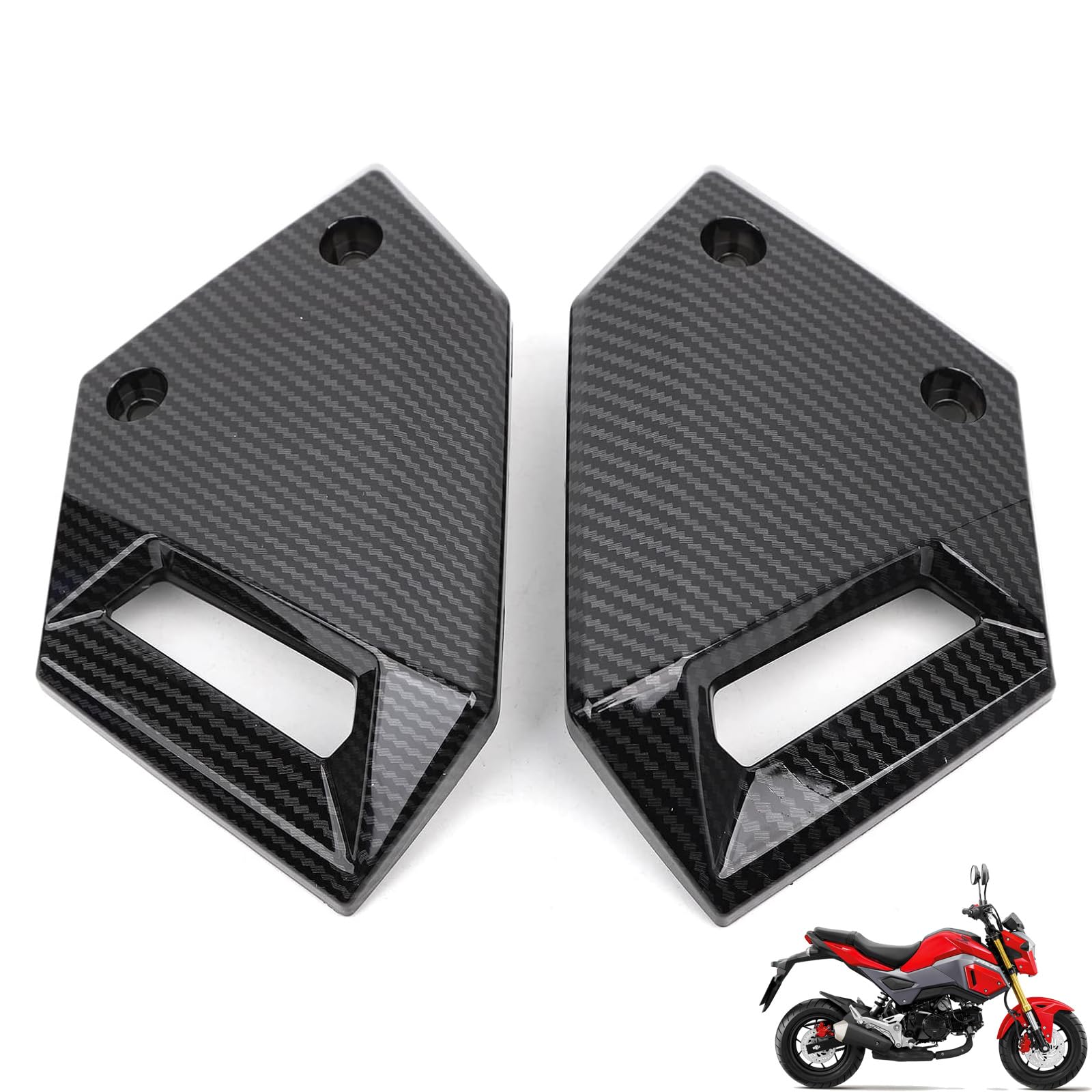 Amazon.com: Mokuo Motorcycle Carbon Fibre ABS Bodywork Side Decor