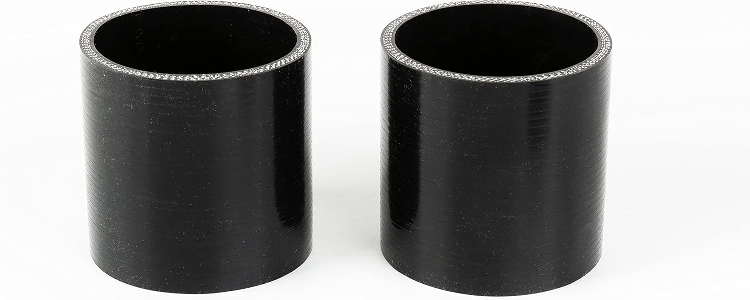 GETOPAUTO Silicone Hose Boots Kit 7.3L Diesel Turbo Intercooler Boots Clamps Kit Compatible With Ford Late 1999-2003 F250 F350 F450 Superduty 7.3L Diesel with Clamps