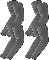 Vista 26 de BHYTAKI Mangas de Protección Solar UV, Mangas de Compresión de Brazo con Enfriamiento UPF 50 para Deportes para Hombre Mujer Adolescente