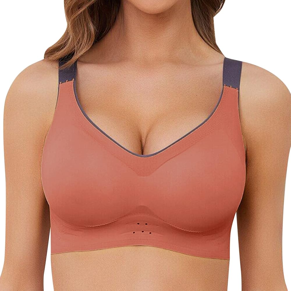 TWIOIOVE Canotta da uomo da donna, reggiseno sportivo con cinghia,  imbottitura media, reggiseno yoga, reggiseno da allenamento, top da  allenamento per donna, Colore: arancione., XXXL : Amazon.it: Moda