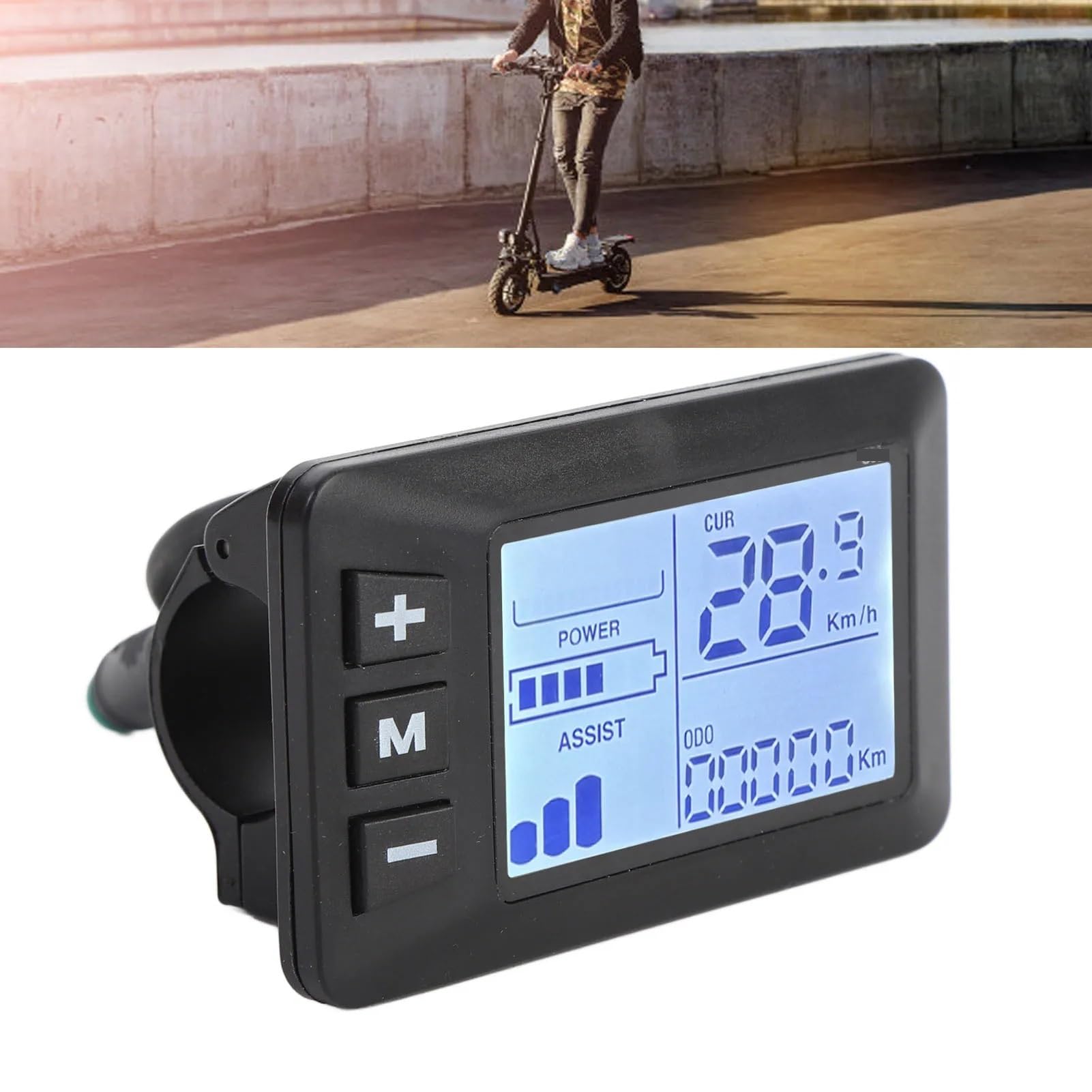 Écran LCD, Panneau LCD pour Trottinette Électrique, Commande À 5 Broches