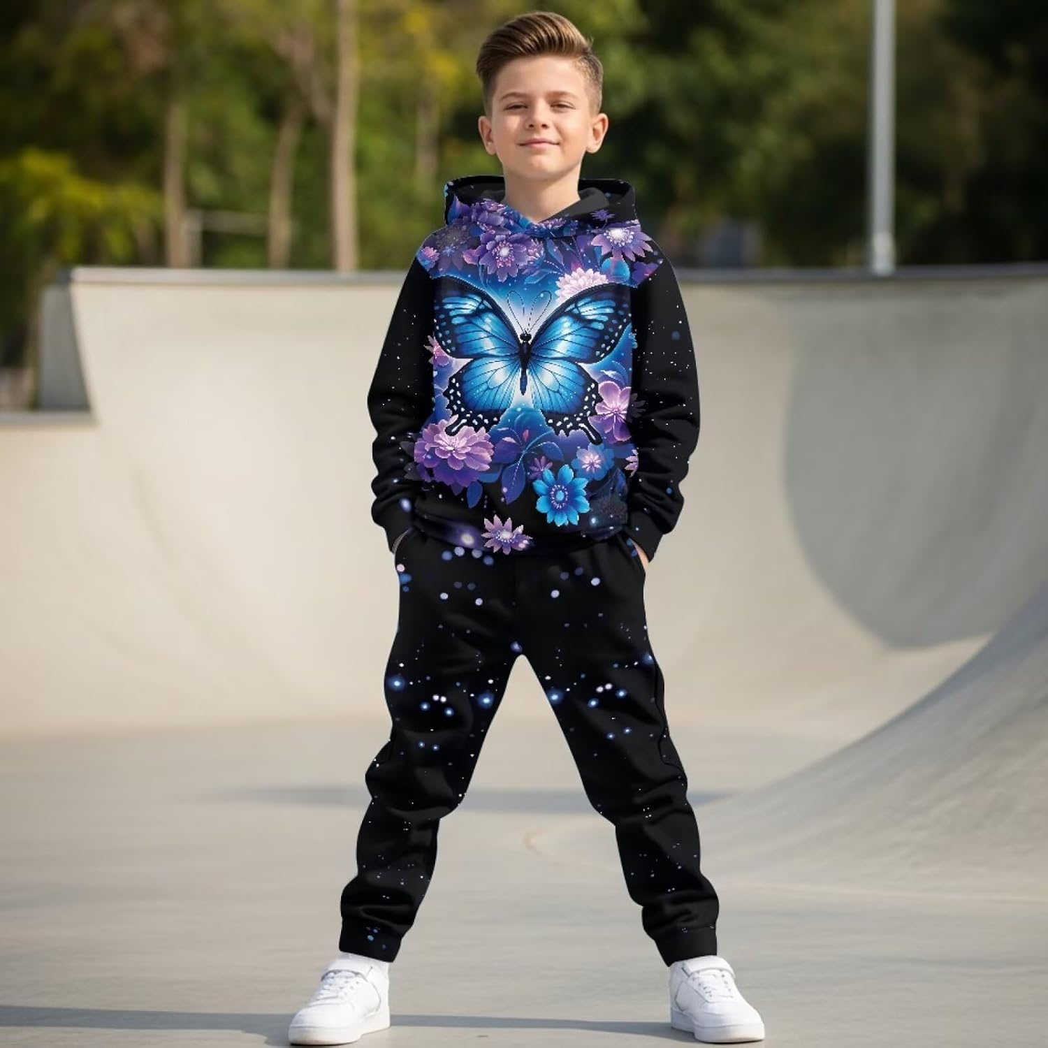 Pensura 2-Piece Jogger Set – Lightweight Pullover Sweatshirt and Sweatpants Outfit