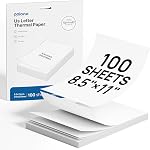 POLONO D810 Thermal Printer Paper 8.5 x 11 Inch, Advanced Thermal Printing, US Letter Size Thermal Paper Compatible with D810, Size 8.5" x 11",100 Sheets