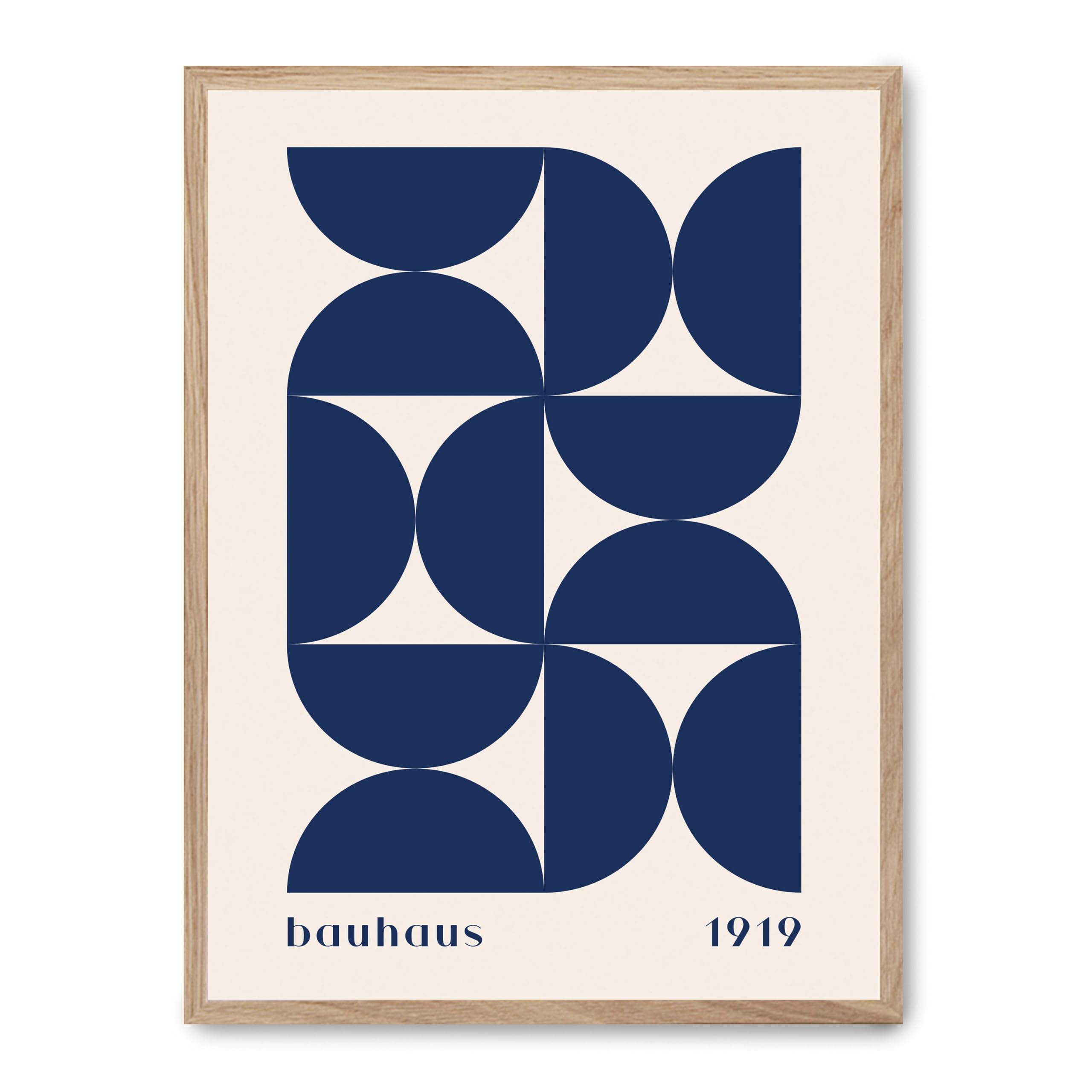 Cuadro Bauhaus Blue Forms II FASE5 oeuvre dart contemporaine de prestige