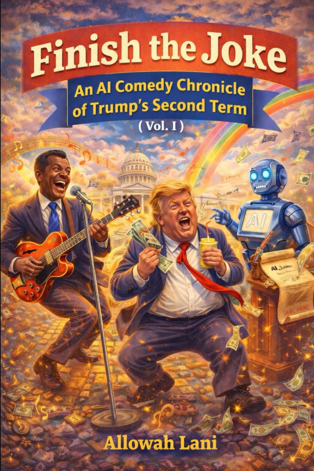 Finish the Joke: An AI Comedy Chronicle of Trump's Second Term (Vol. I)