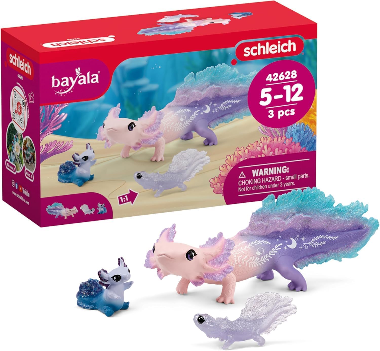 Schleich Bayala Axolotl Family