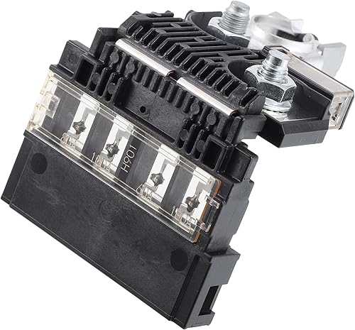 X AUTOHAUX 24380-JA00A Multi Block Fusible para Nissan Maxima Murano 2009 2010 2011 2012 2013 2014 5 Circuito Automotriz Circuito Fusibles 24380JA00A