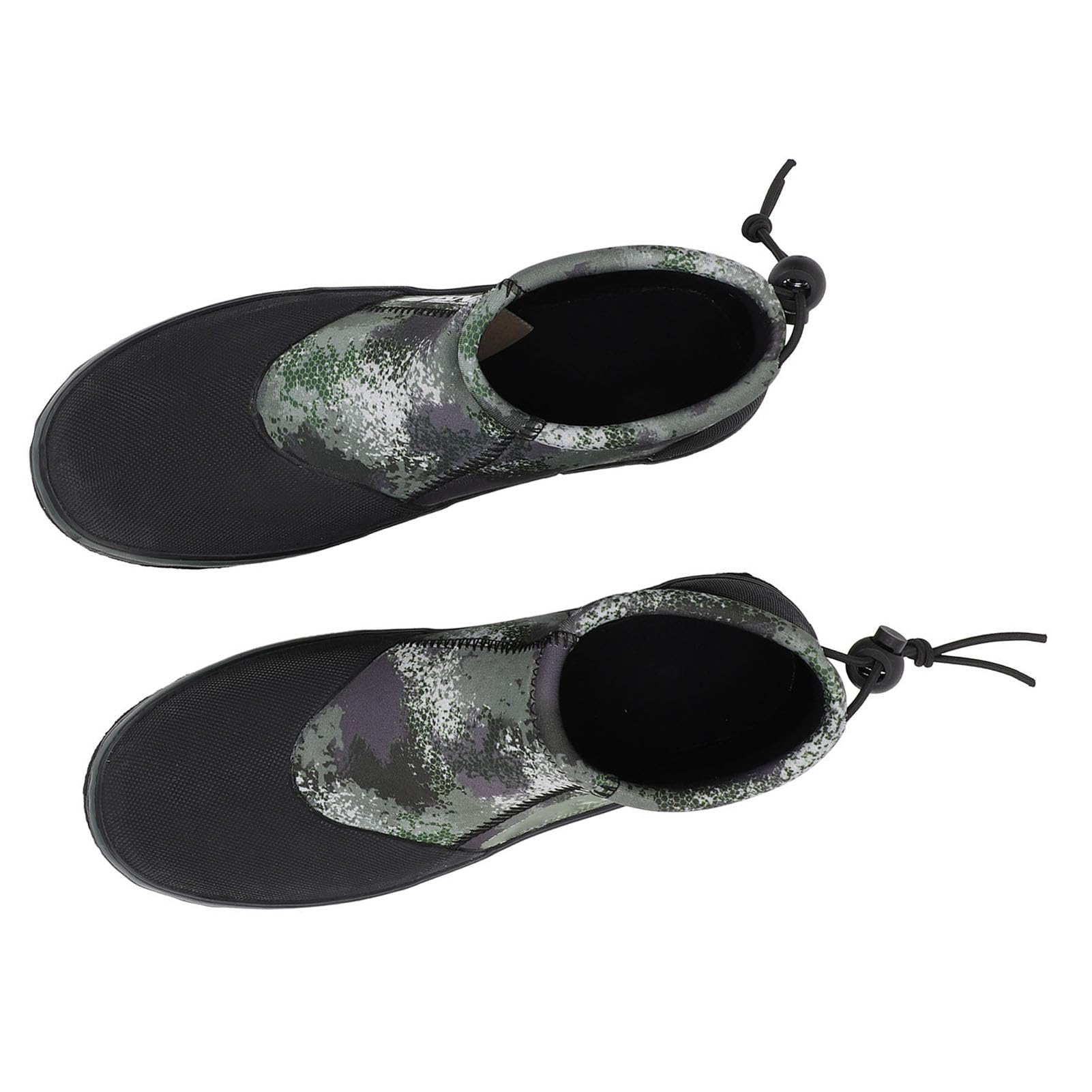AMONIDA Scarpe da Pesca su Roccia Stivali da Pesca in Neoprene Leggero Antiscivolo con Chiodi in Acciaio per Appassionati di OD Green Confezione da 2