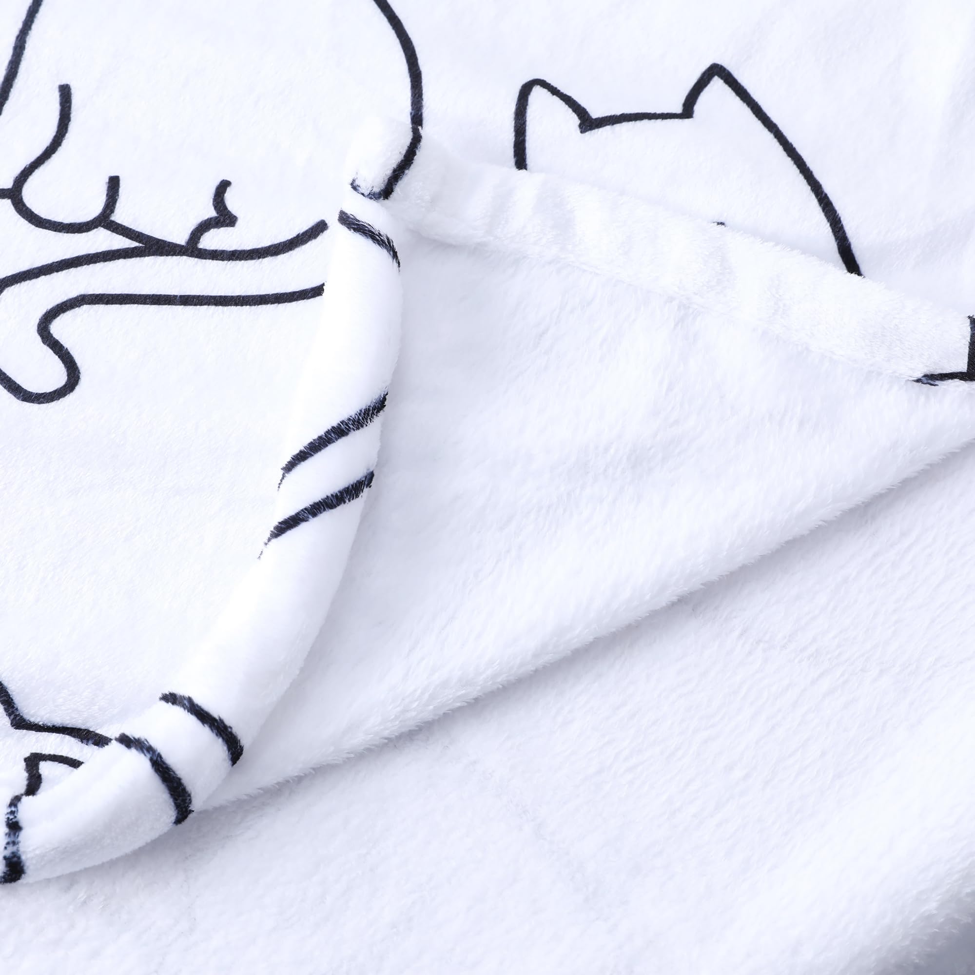 Sviuse Manta de gato para sofá, manta de gato de tamaño individual para niñas, mujeres, adultos, gatos, mamá, regalos para mujeres, mantas de gatitos para sofá, cama (60 x 80 pulgadas, gato 2)