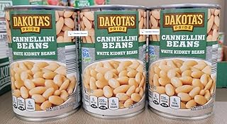 Dakota's Pride Cannellini White Kidney Beans 15.5oz 439g (Three Cans)