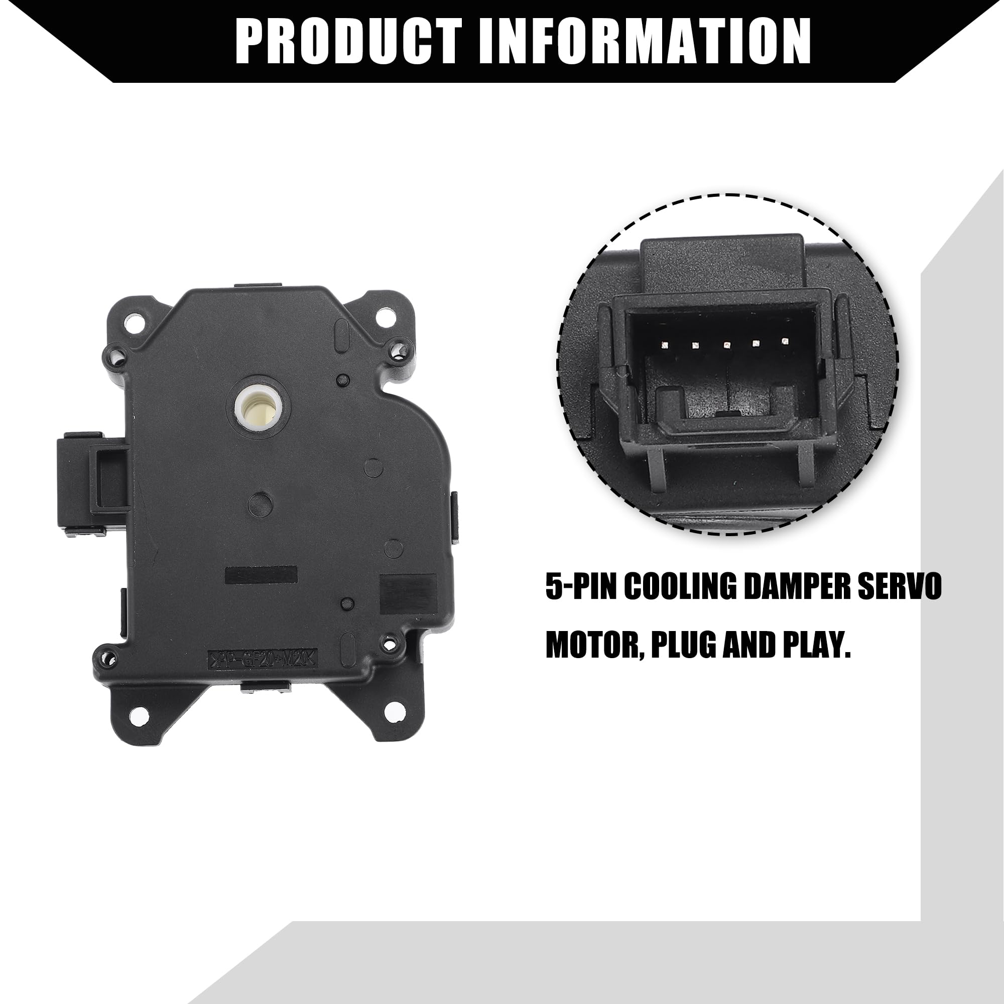 NEW HVAC BLEND Air Door Actuator For 2003-2009 Toyo Produktbild-Vorschau 8
