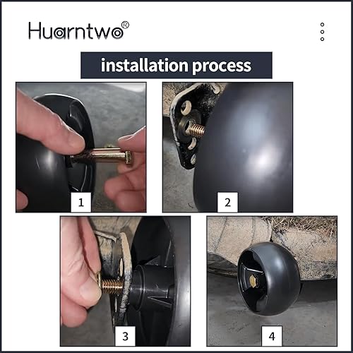 Miniatura 7 de Huarntwo Kit de hardware de rueda de cubierta de repuesto para Exmark Toro Kubota 103-3168 103-4051 1-603299