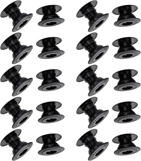 BESPORTBLE Foosball Table Rod Bearings 10 Pairs Replacement Bushings for 5/8 inch Table Football Shaft Threaded Foosball Parts for and Game Room