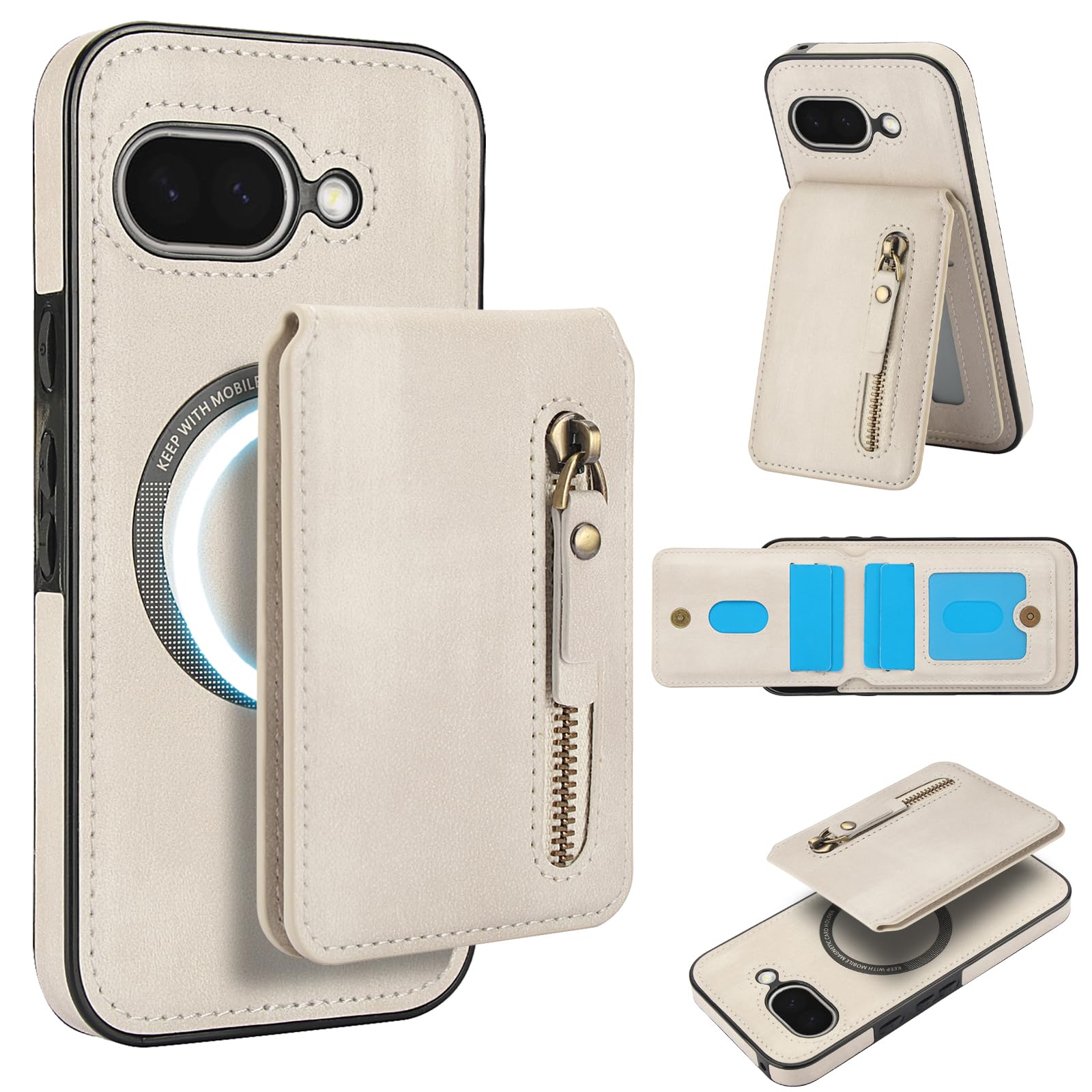 Google Pixel 9a 128GB Obsidian手帳型ケース付き