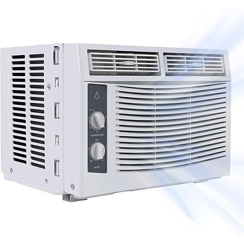 6000 Btu U-Shaped Window Air Conditioner, WiFi & App Control, Ultra Quiet, Enabled Saddle Window AC Unit Cools Up to 300 Sq. ft, Cooling, Dehumidifier, Flexible for Home/Office