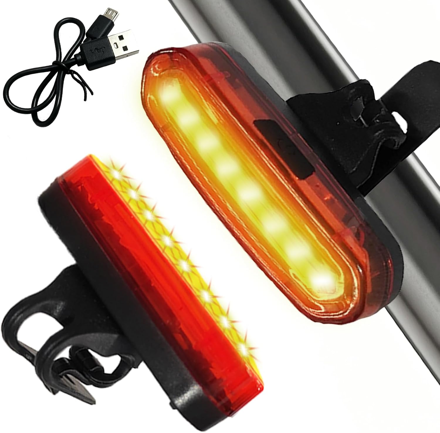 Rechargeable Bike Tail Light 6 Modes Bicycle Rear Light for Night Riding