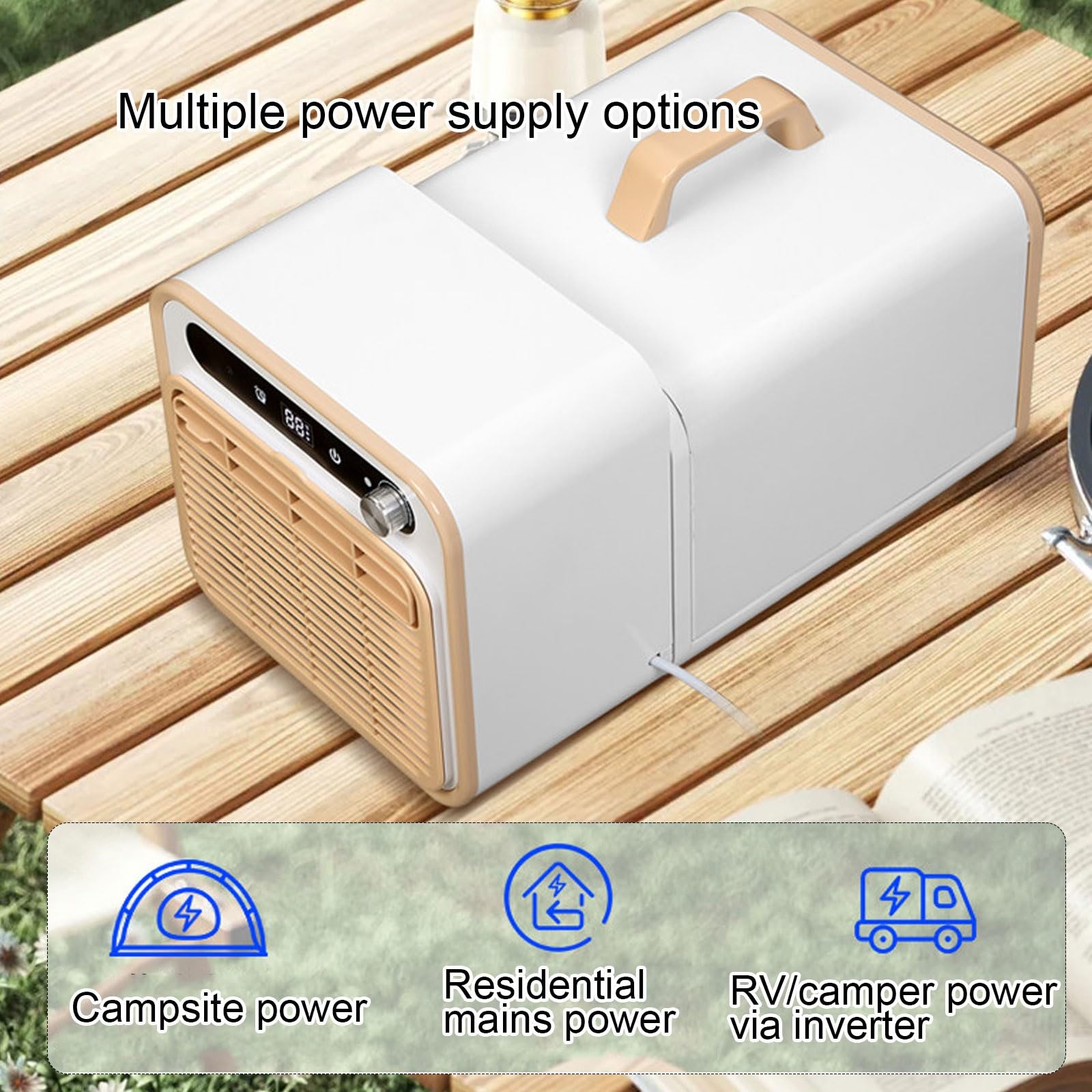 1500W/5000BTU Przenośny Klimatyzator Przenośny do Mieszkania 220V/110V WiFi