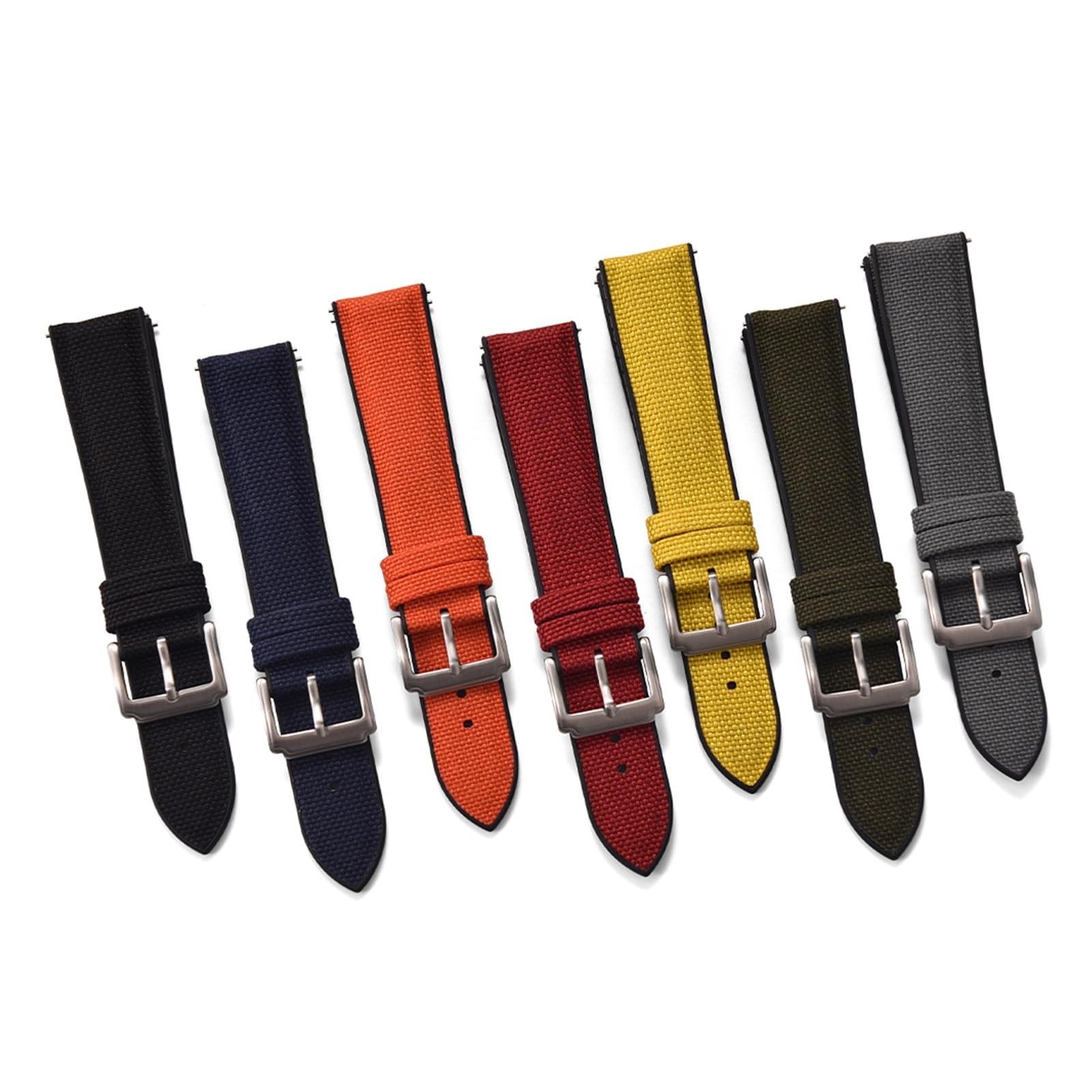 Cinturino per orologio unisex in nylon elastico 18mm 19mm 20mm 21mm 22mm Cinturini in silicone morbido Braccialetti sportivi in ​​tela per vele