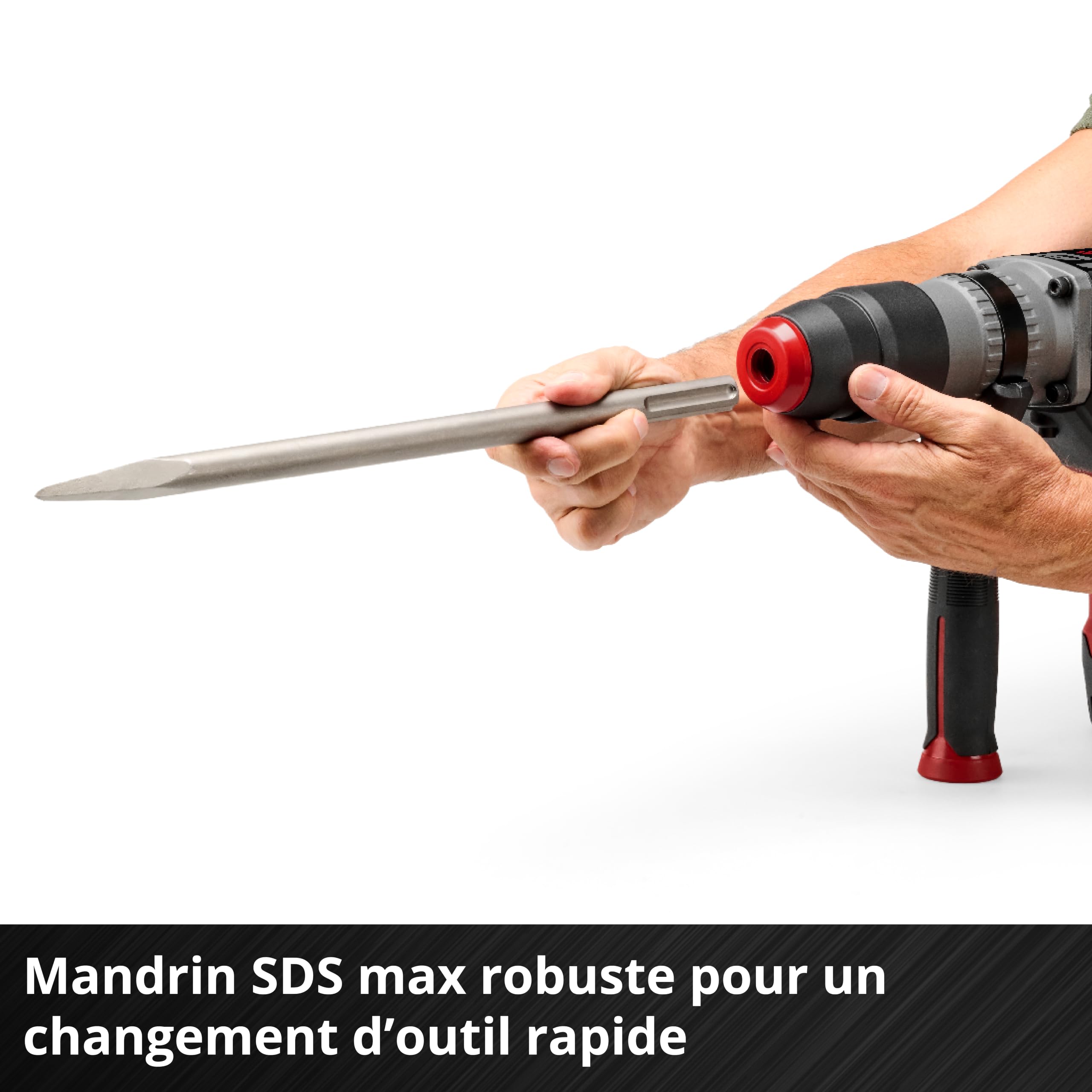 Einhell Marteau perforateur TE-RH 40/15 3F +2 | 1050 W | mécanisme de frappe pneumatique | force de frappe 15 J | anti-vibrations | SDS max | burin plat et burin pointu
