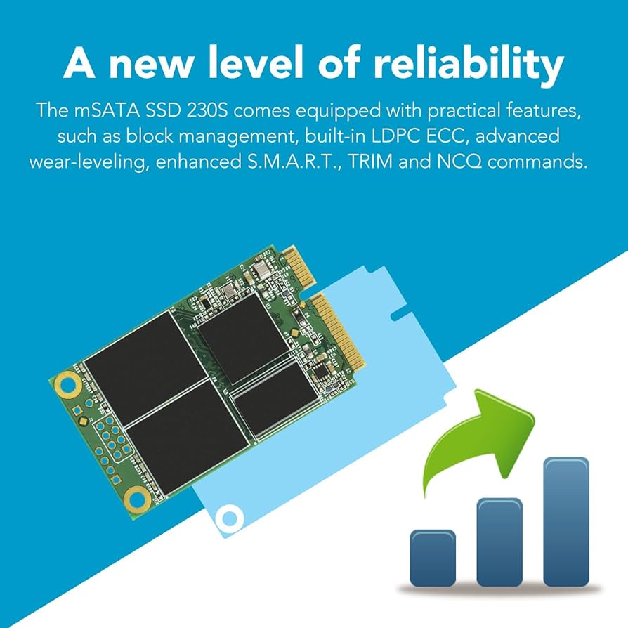 Transcend 512GB mSATA SSD SATA3 3D TLC : Amazon.ca: Electronics