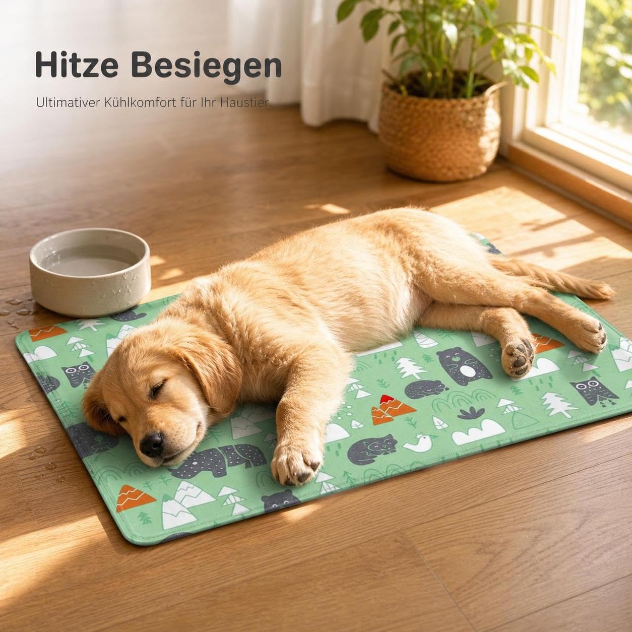 Kühlmatte für | selbstkühlende Kühldecke für Hunde und Katzen | für Kleintiere