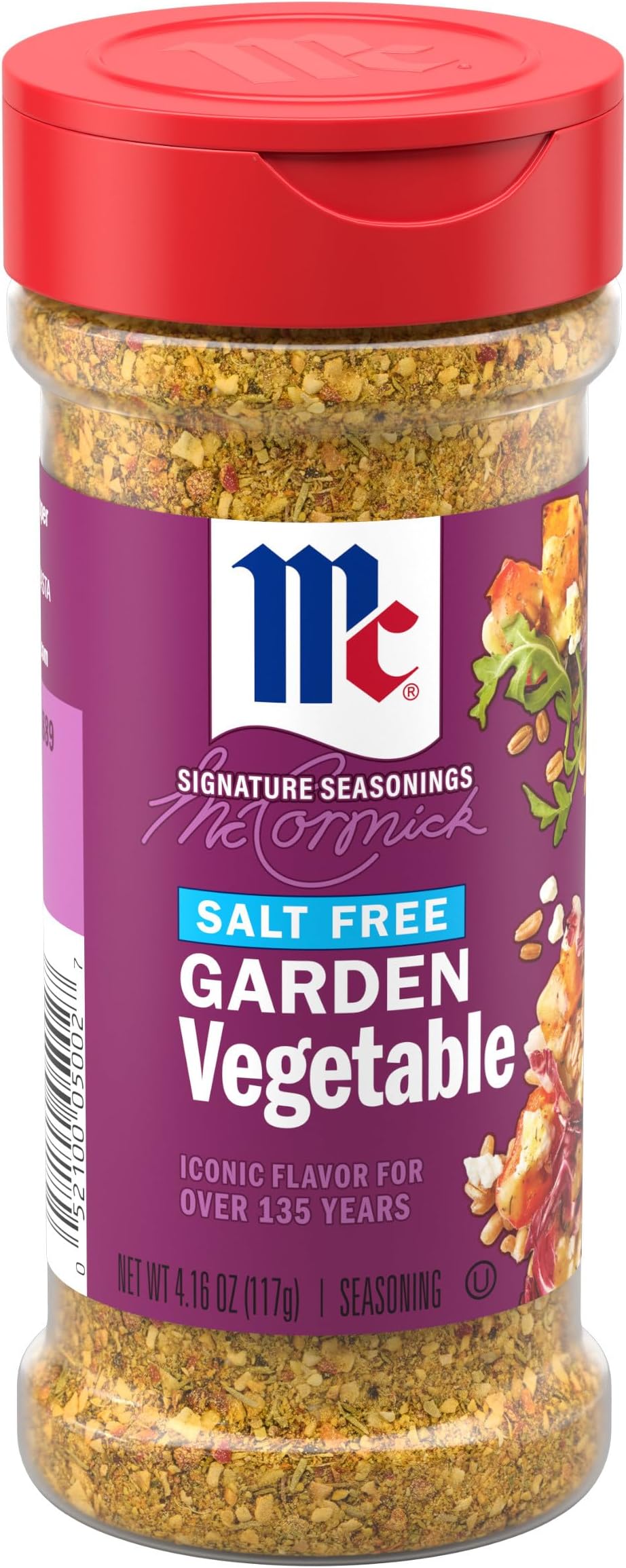 McCormick Salt Free Vegetable Seasoning, 4.16 oz