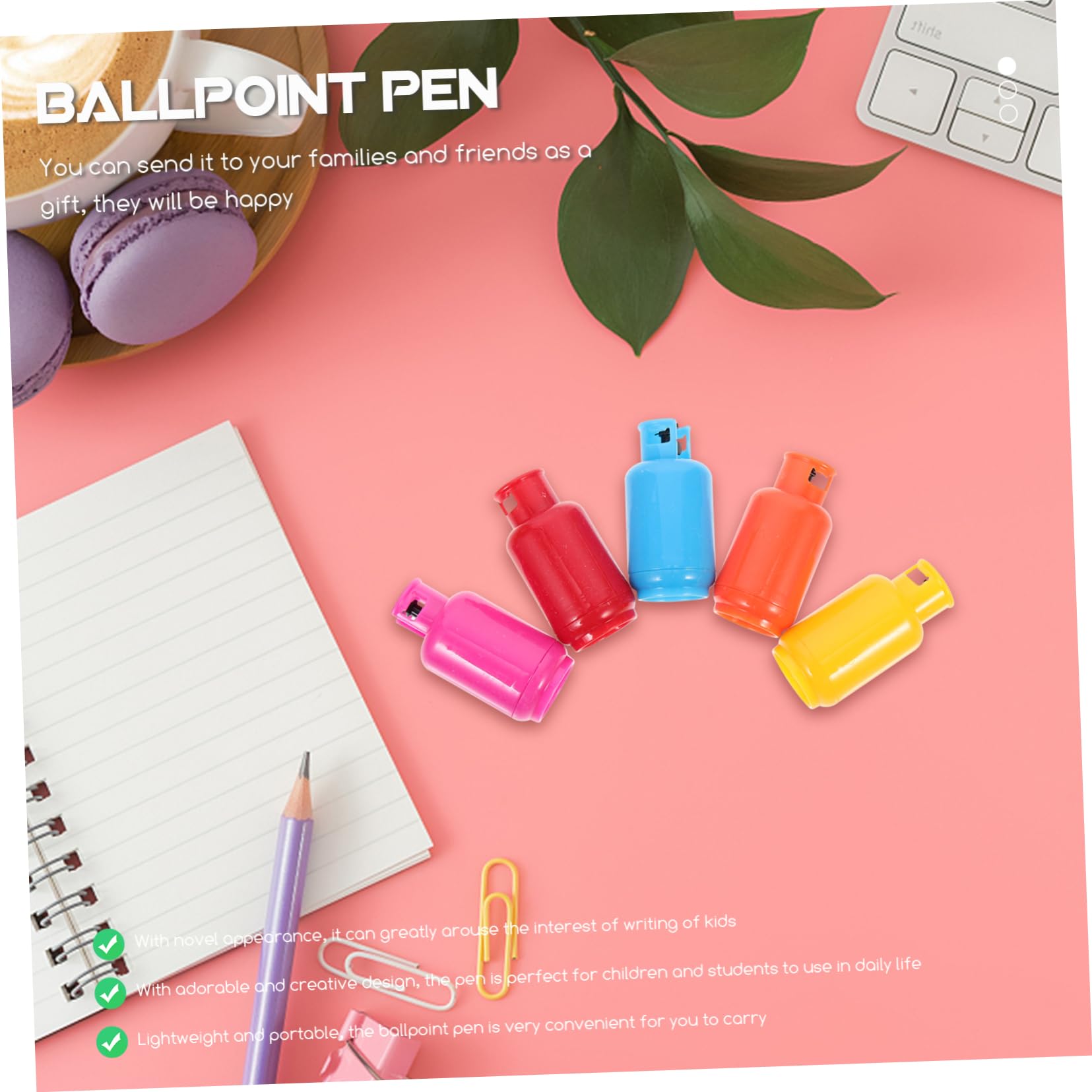 2 Set Penna A Sfera Per Serbatoio Di Gas Evidenziatori Multi Gel Prodotto Punto Mini Penne Portatili Penne A Sfera Penne Per Pillole Offerta Studentesca Plastica 18 Pezzi * 2