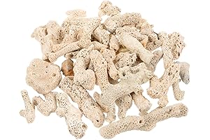 Mipcase Crushed Coral Aquarium Filter Media for Freshwater & Pond Filtration