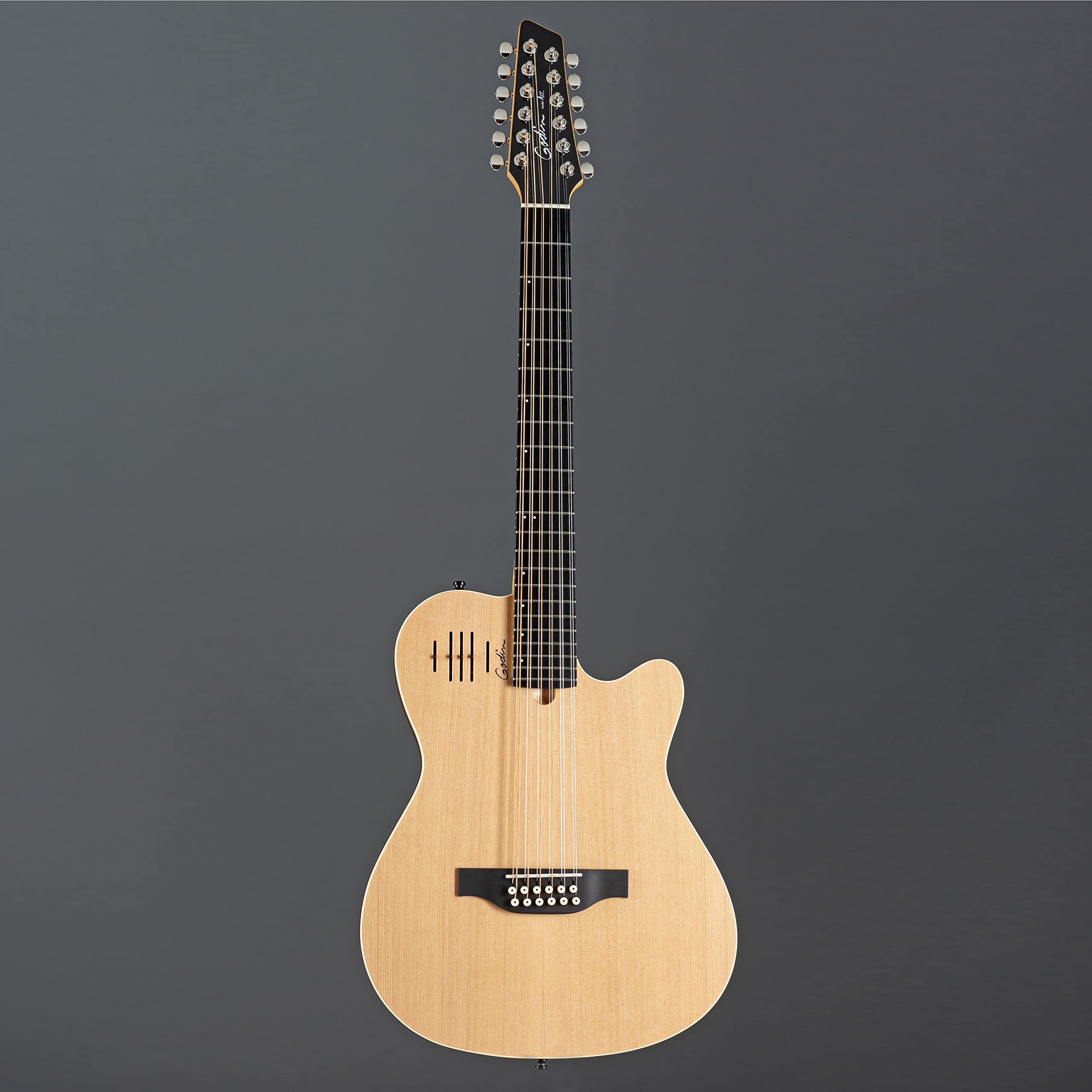 【極美品】Godin A12 Natural  ナイロンギター 12弦 Amazon.com: Godin A12 Two-Chambered Electro-Acoustic Guitar