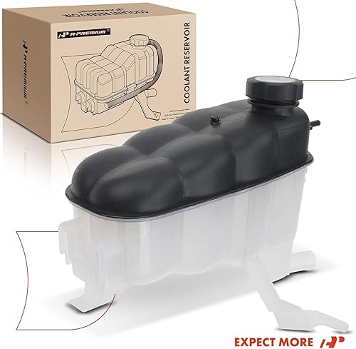 Miniatura 8 de A-Premium Tanque de depósito de expansión de refrigerante [con tapa] compatible con Chevrolet Silverado 1500 2014-2019, Tahoe 2015-2020 y GMC Sierra