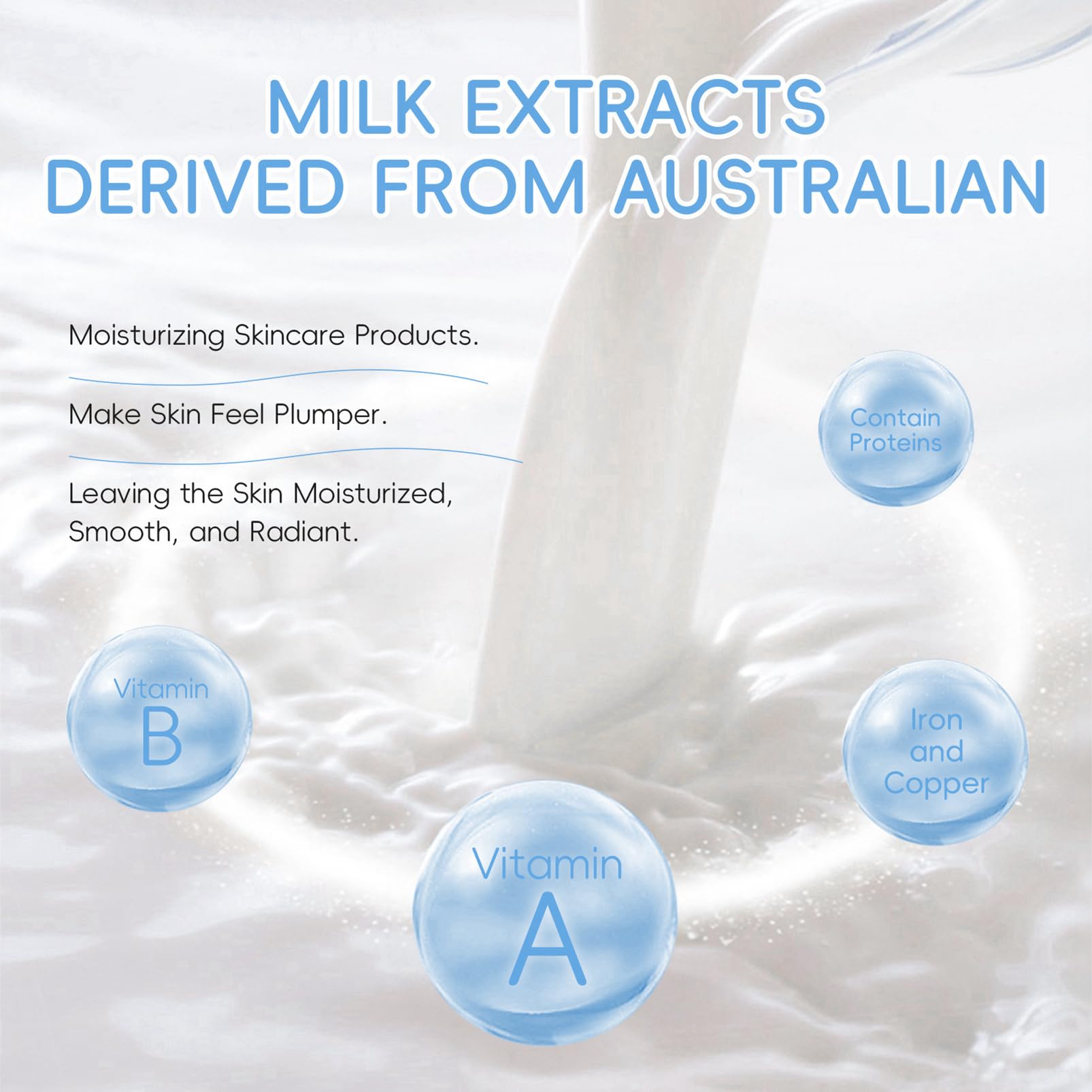 Milk Skincare Set for Teenage Girls,Milk Skin Care Sets&Kits,Beauty Gift Sets - Image 3