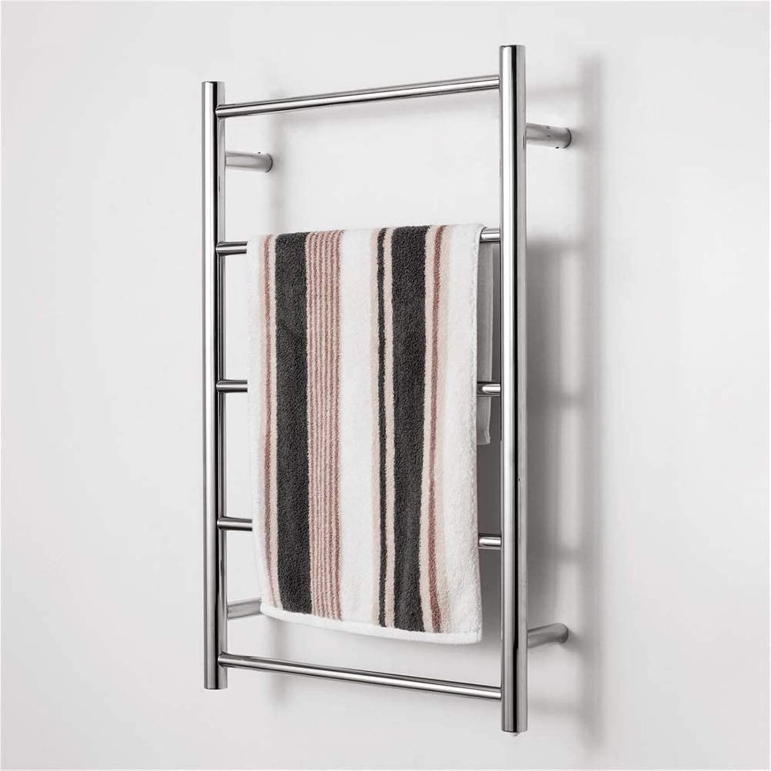Bathroom Wall Heater Stainless Steel Electric Towel Rack, Electric Heating Drying Towel Warmer, 800X500X120Mm
